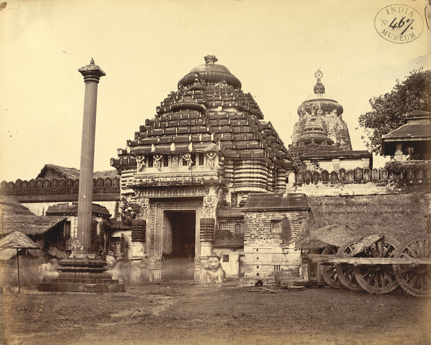 An 1868 photograph of the Simha-dvara (Lion Gate), the main entrance to the Jagannatha Temple at Puri, which Raghunatha Bhatta reached on foot after leaving Varanasi to see Sri Chaitanya Mahaprabhu.