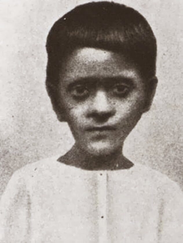 Bimal Prasad (later Bhaktisiddhanta Sarasvati) as a child, age 5, before 1880