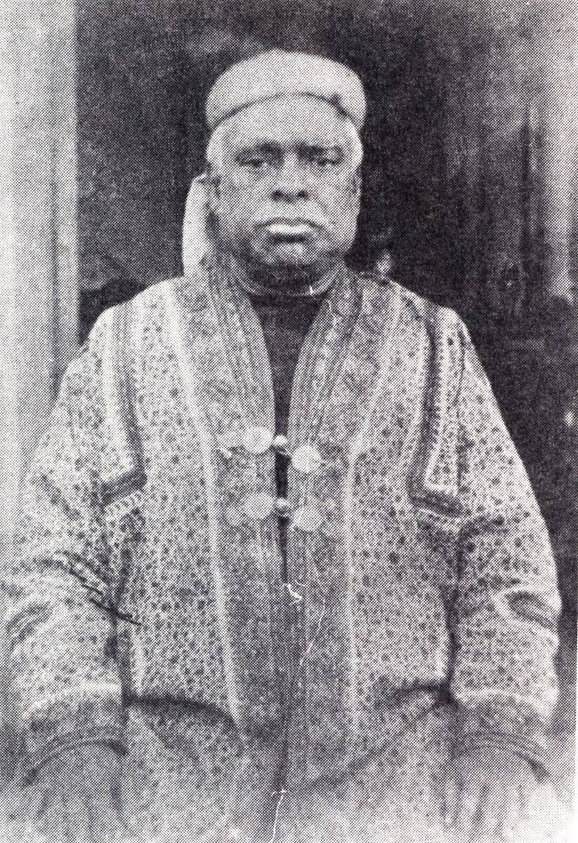 Bhaktivinoda Thakura in his official dress as Deputy Magistrate, late 1880s-early 1890s