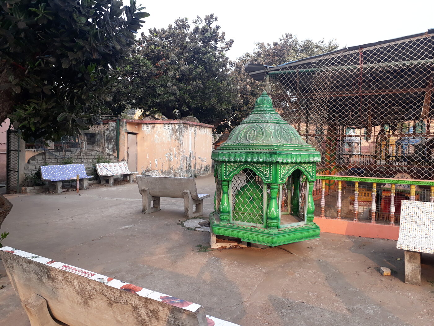 A shrine within the grounds of the Tota Gopinatha temple in Puri, where Sri Gadadhara Pandita passed his final years in the service of the deity.