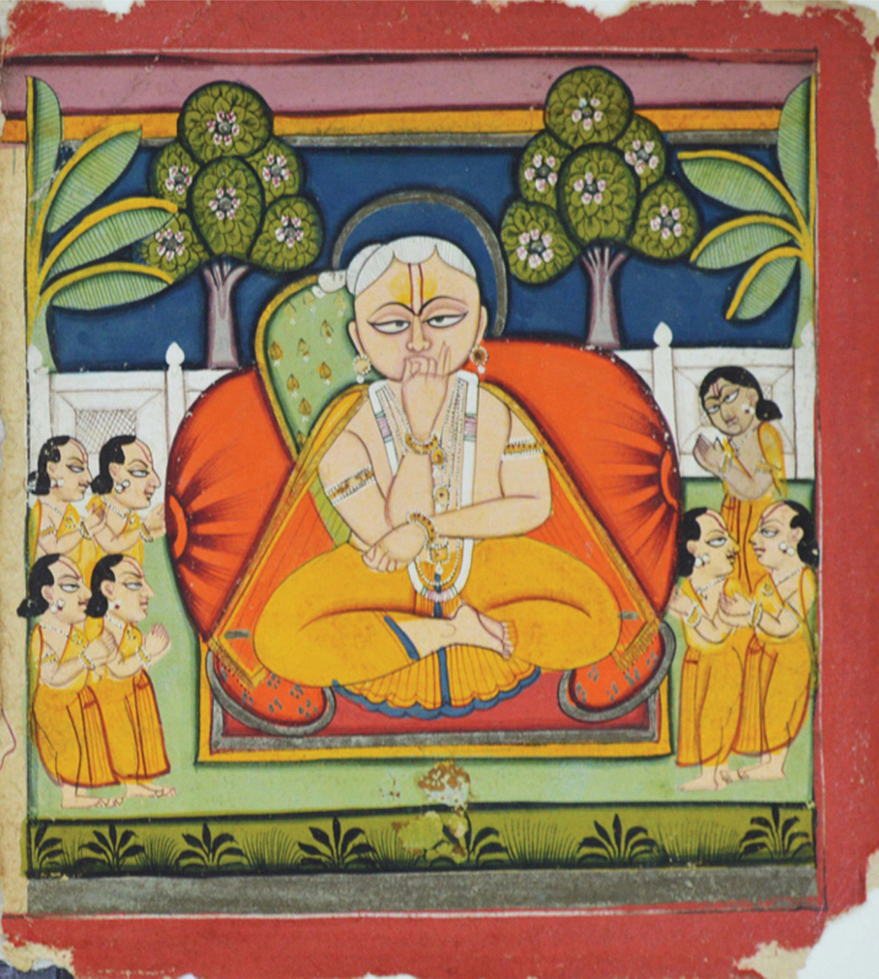 Vitthalanatha (Vitthaleshvara), the Vallabha-sampradaya acharya at whose house in Mathura the Gopala Deity resided for a month - the episode in which Chaitanya-charitamrita names Uddhava Dasa among the devotees present. Nathdwara Haveli-sty