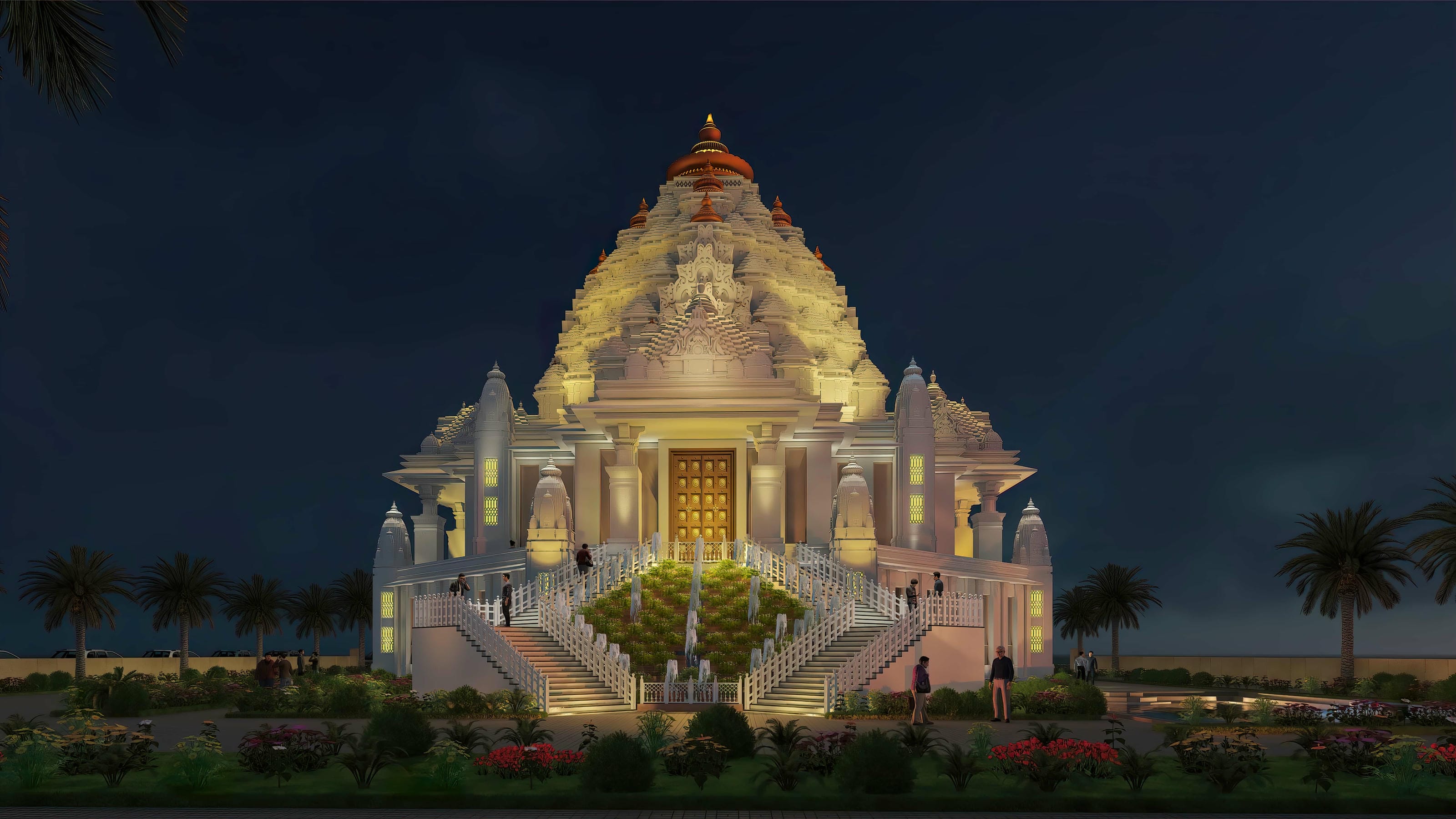 Temple at Night