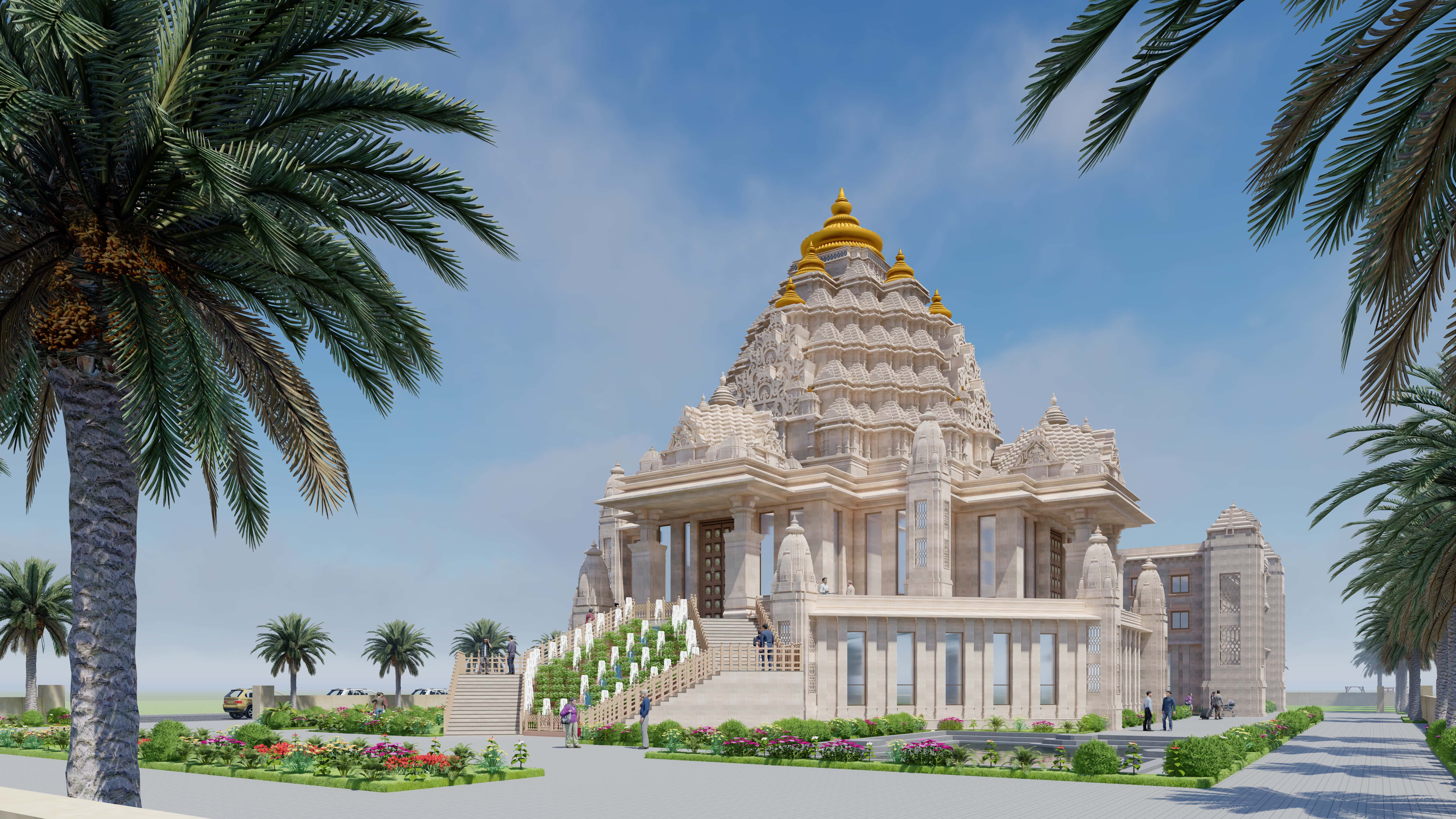 Hare Krishna Mandir Dome View