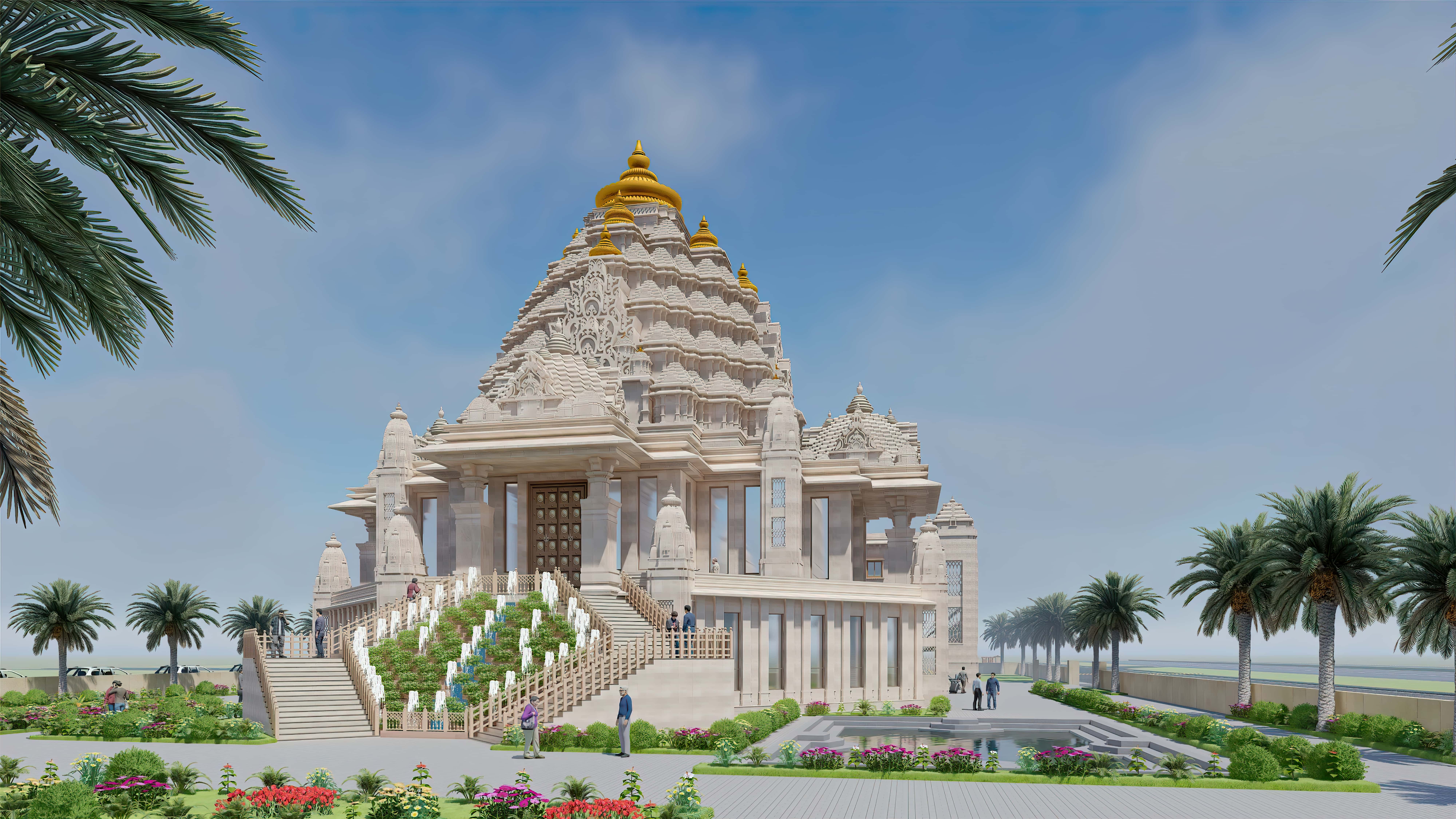 Hare Krishna Mandir Dome View
