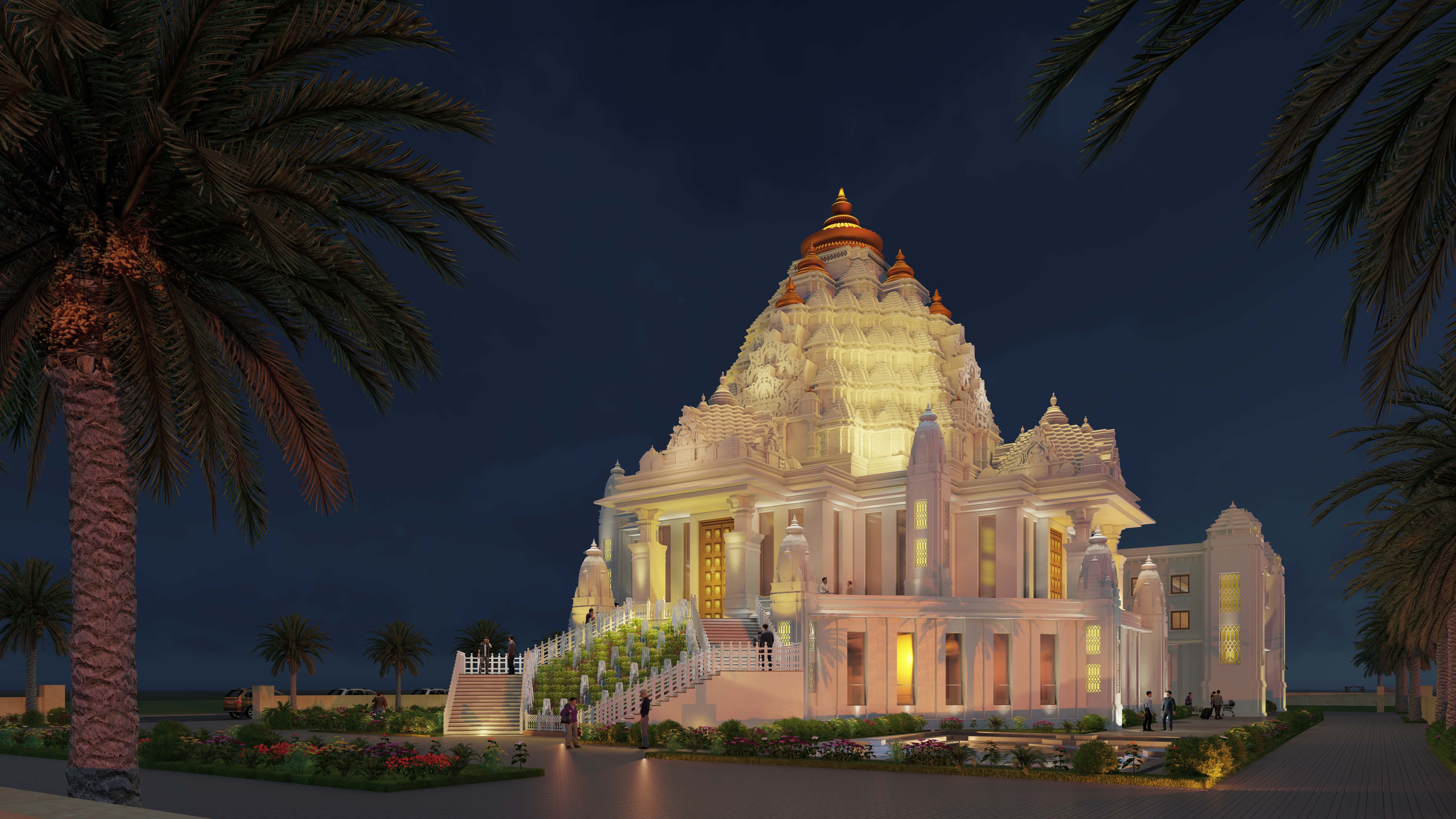 Hare Krishna Mandir Dome View