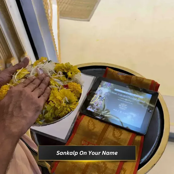 Sankalpa offered in the donor's name
